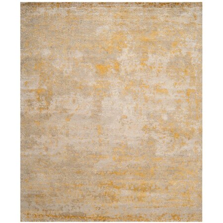 Safavieh 10 x 14 ft. Tiffany Hand Knotted Rectangle Area Rug Beige & Grey TFN612B-10